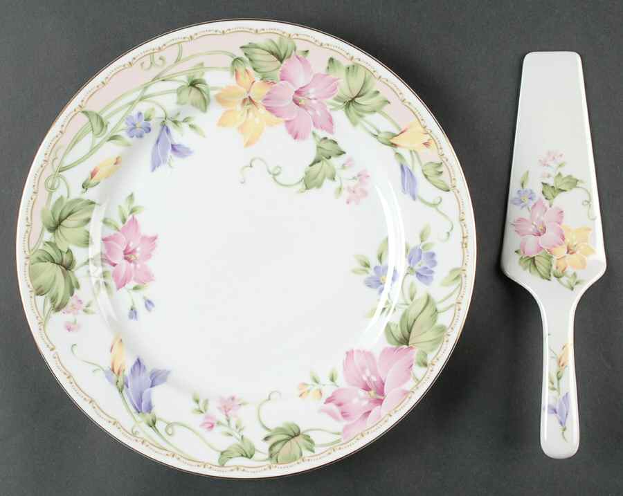 La Seine Cake Plate and Server (Boxed Set) by Sadek-1