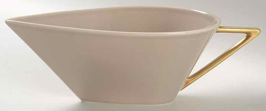 Gilt Gravy Boat by Swid Powell-1