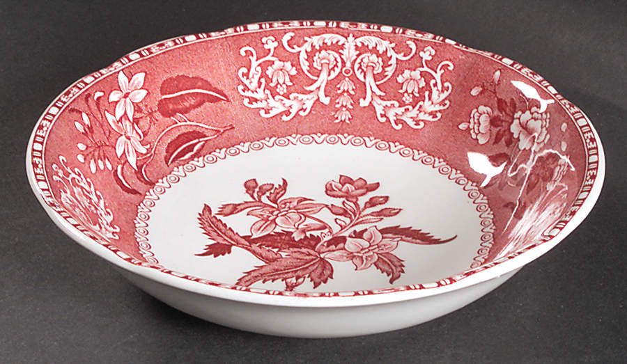 Pink Camilla (Scallop, New Stamp, Microwavable) Coupe Cereal Bowl by Spode-1