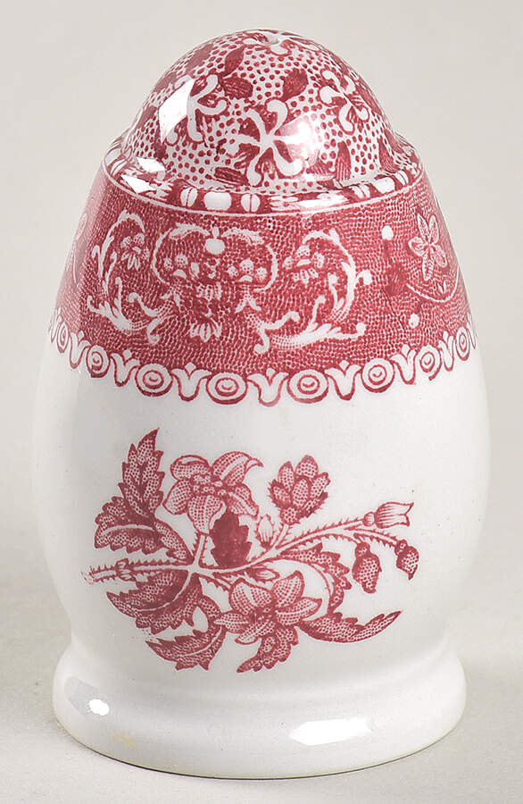 Pink Camilla (Scallop, New Stamp, Microwavable) Salt Shaker by Spode-1