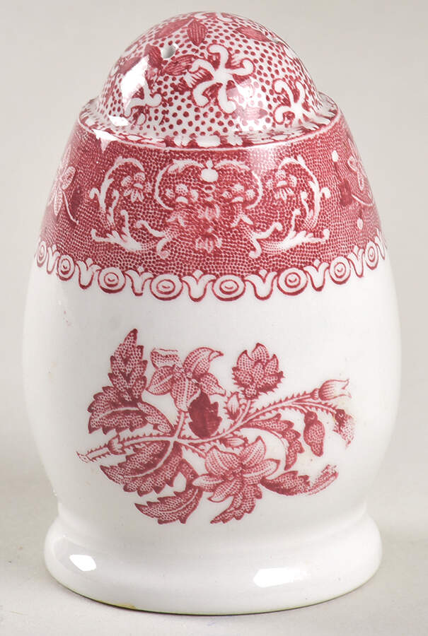 Pink Camilla (Scallop, New Stamp, Microwavable) Pepper Shaker by Spode-1