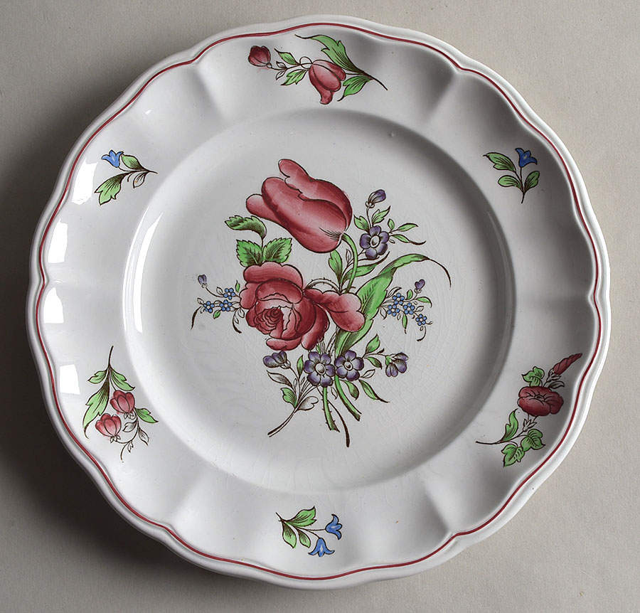Marlborough Sprays Luncheon Plate by Spode-1