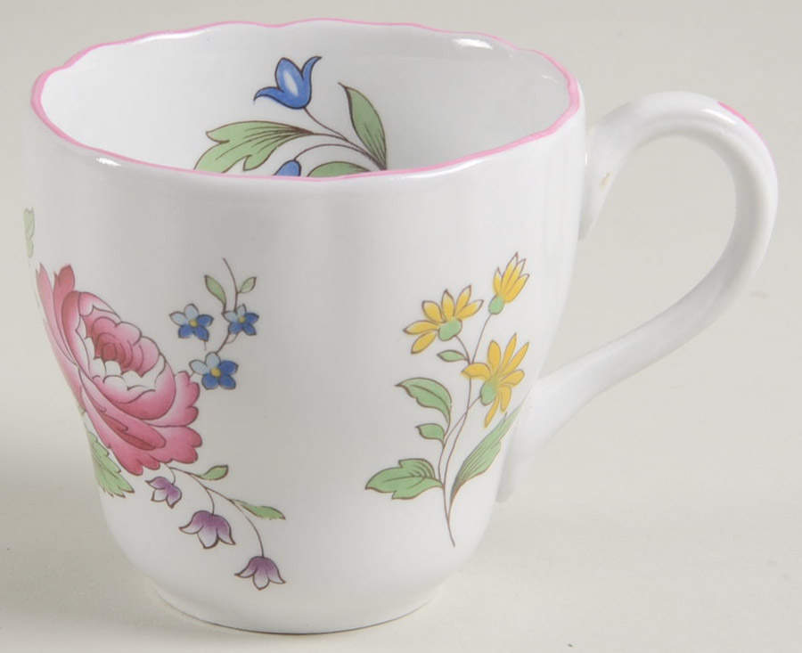 Marlborough Sprays Flat Demitasse Cup by Spode-1