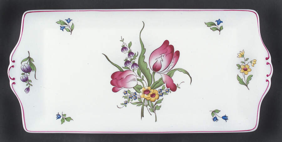Marlborough Sprays Large Sandwich Tray by Spode-1
