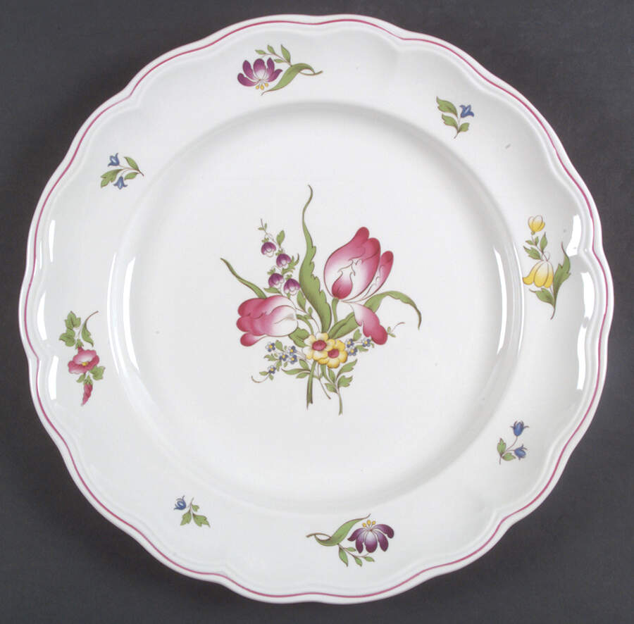 Marlborough Sprays 12" Chop Plate (Round Platter) by Spode-1