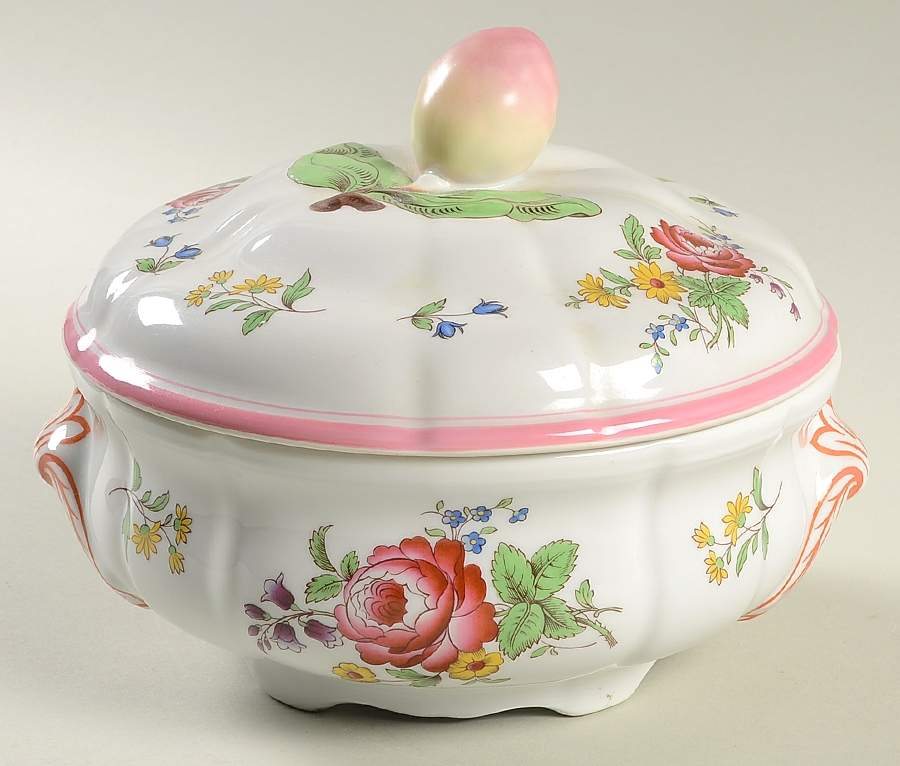 Marlborough Sprays Round Covered Vegetable by Spode-1