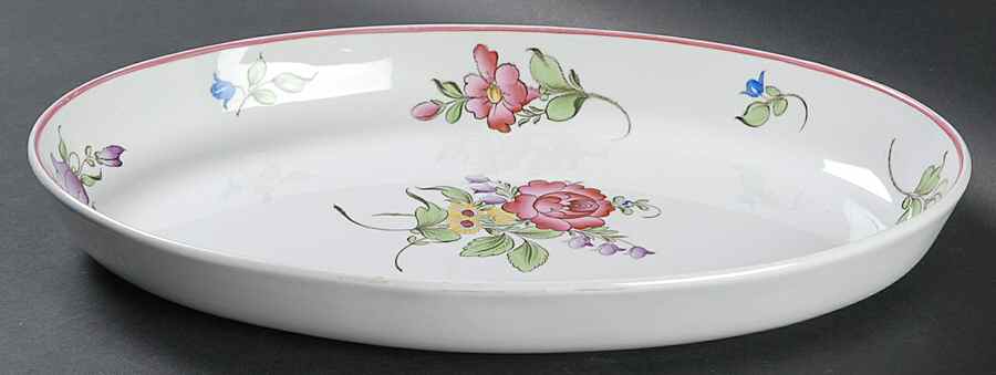 Marlborough Sprays 13" Oval Baker by Spode-1
