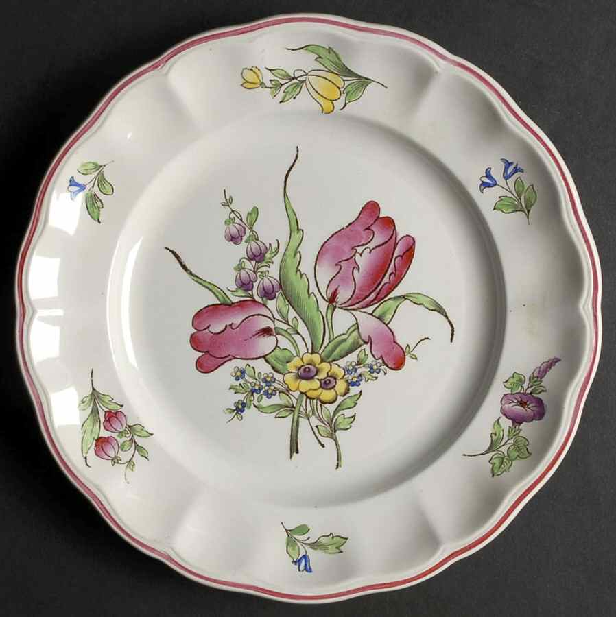Marlborough Sprays Luncheon Plate by Spode-1