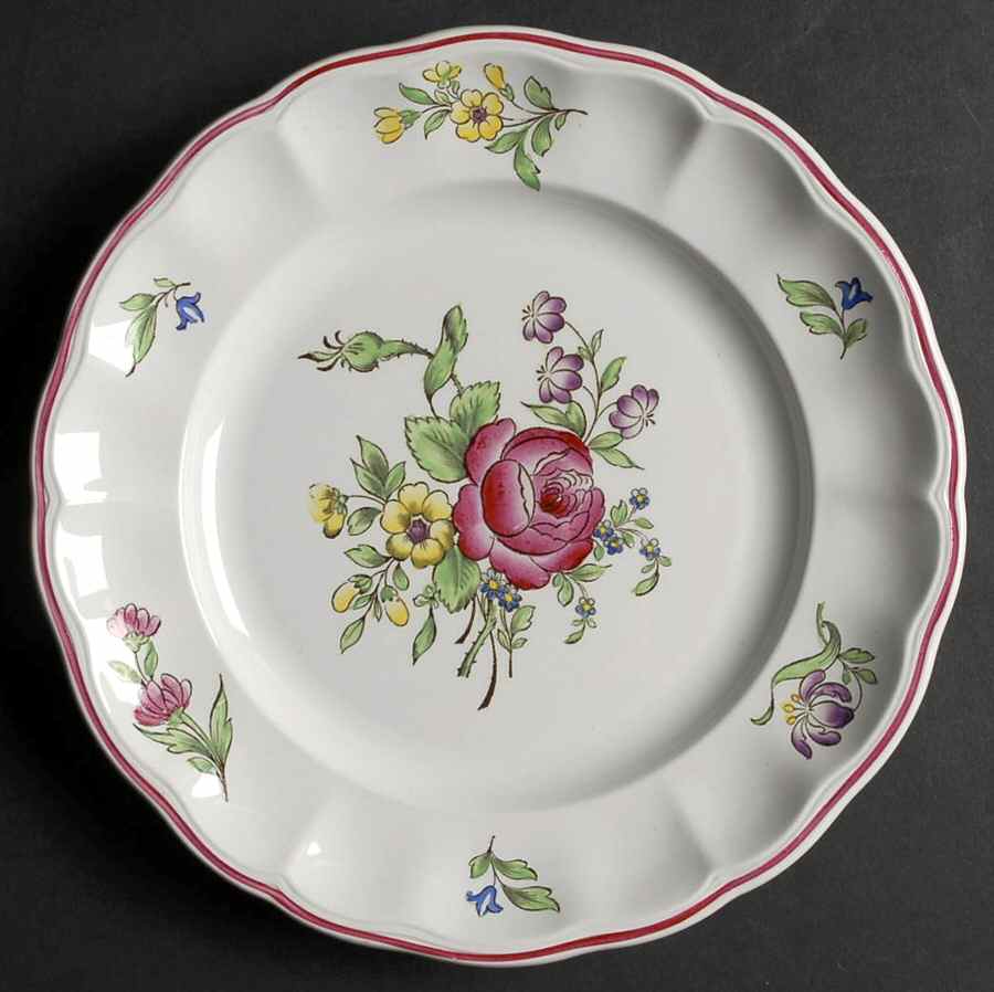 Marlborough Sprays Luncheon Plate by Spode-1