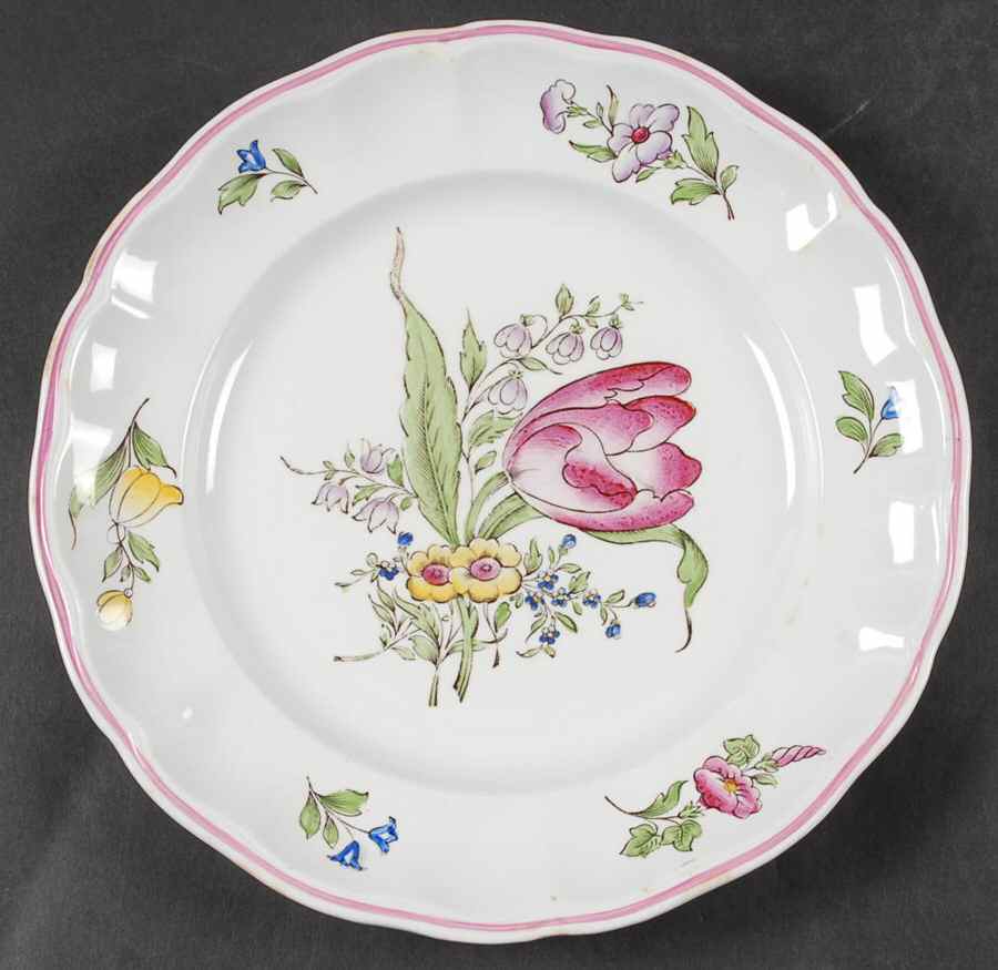 Marlborough Sprays Luncheon Plate by Spode-1