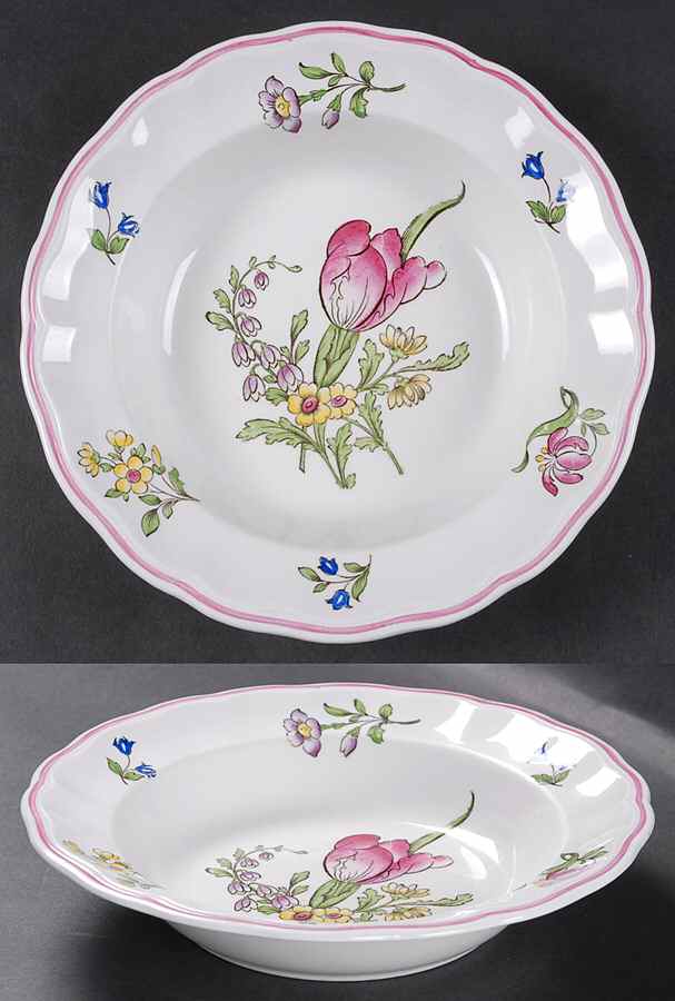 Marlborough Sprays Rim Soup Bowl by Spode-1