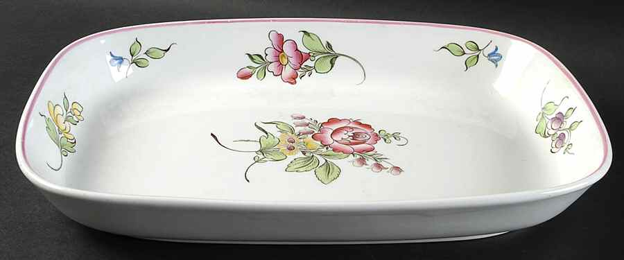 Marlborough Sprays 13"  Rectangular Baker by Spode-1