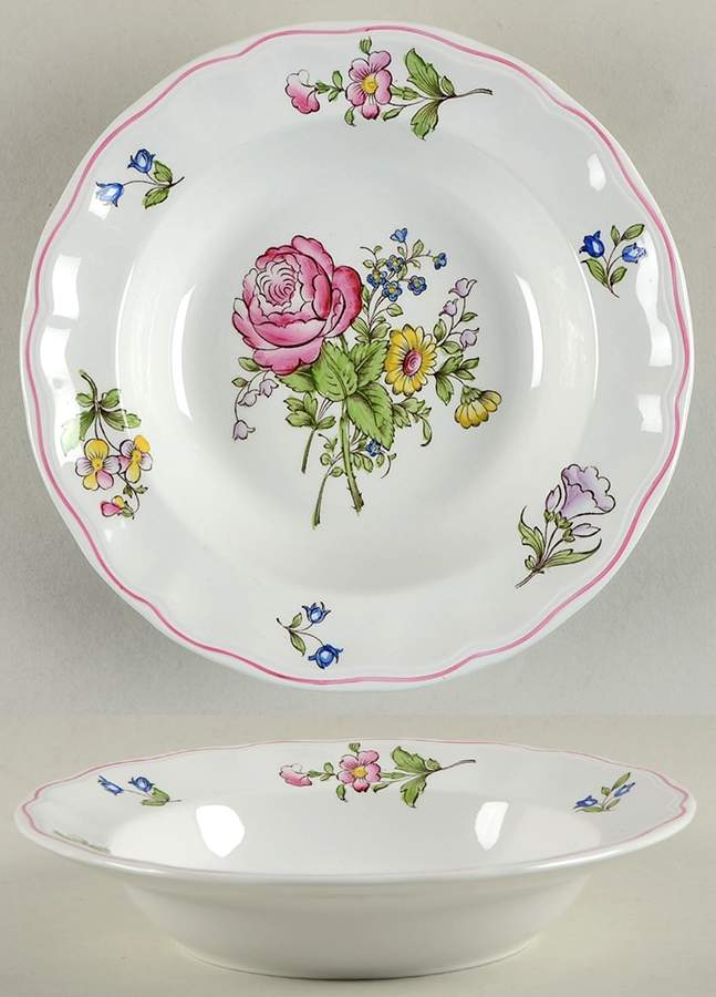 Marlborough Sprays Rim Soup Bowl by Spode-1