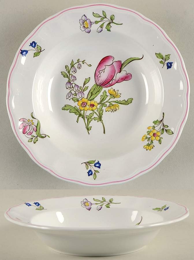 Marlborough Sprays Rim Soup Bowl by Spode-1