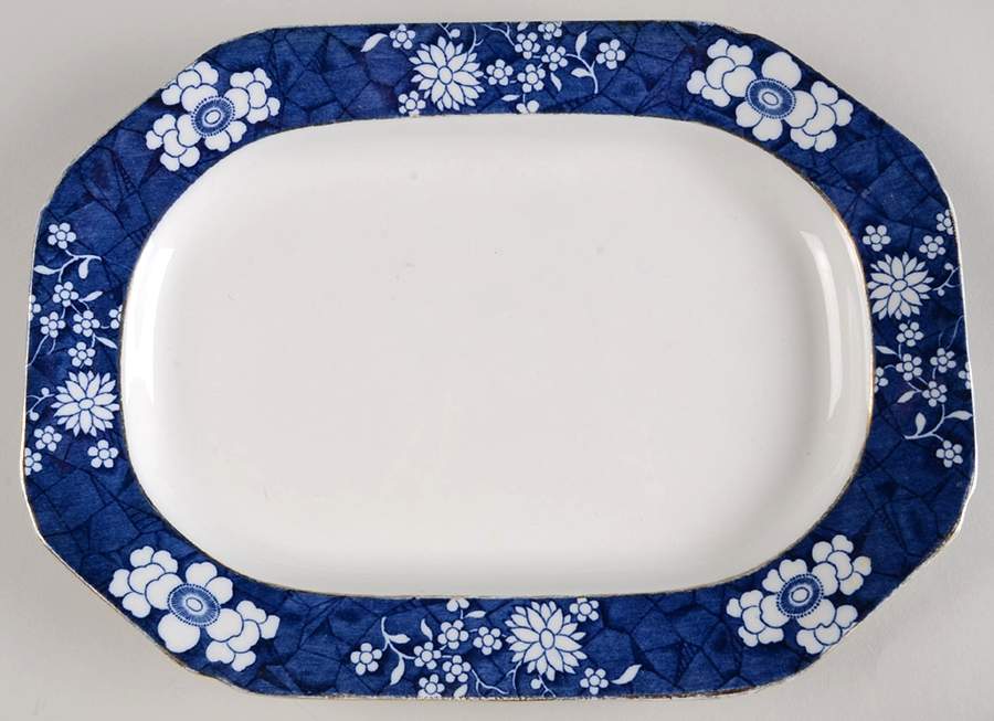 2-6663 12" Oval Serving Platter by Spode-1