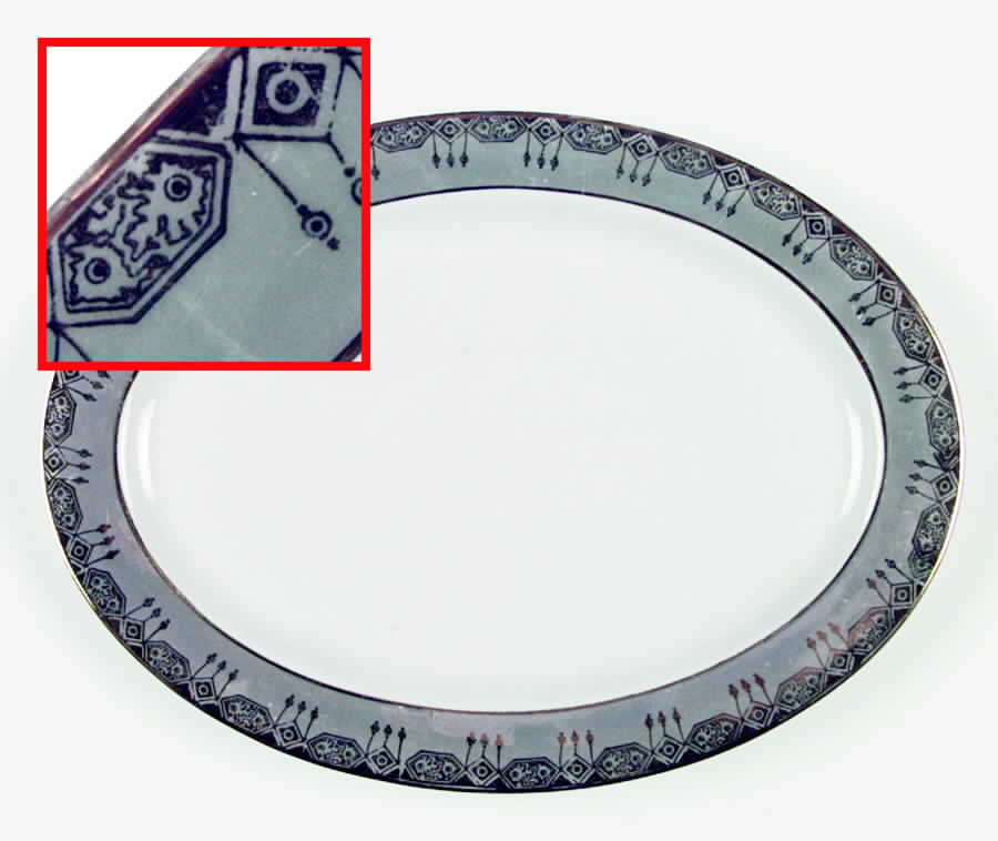 SY337 14" Oval Serving Platter by Syracuse-1