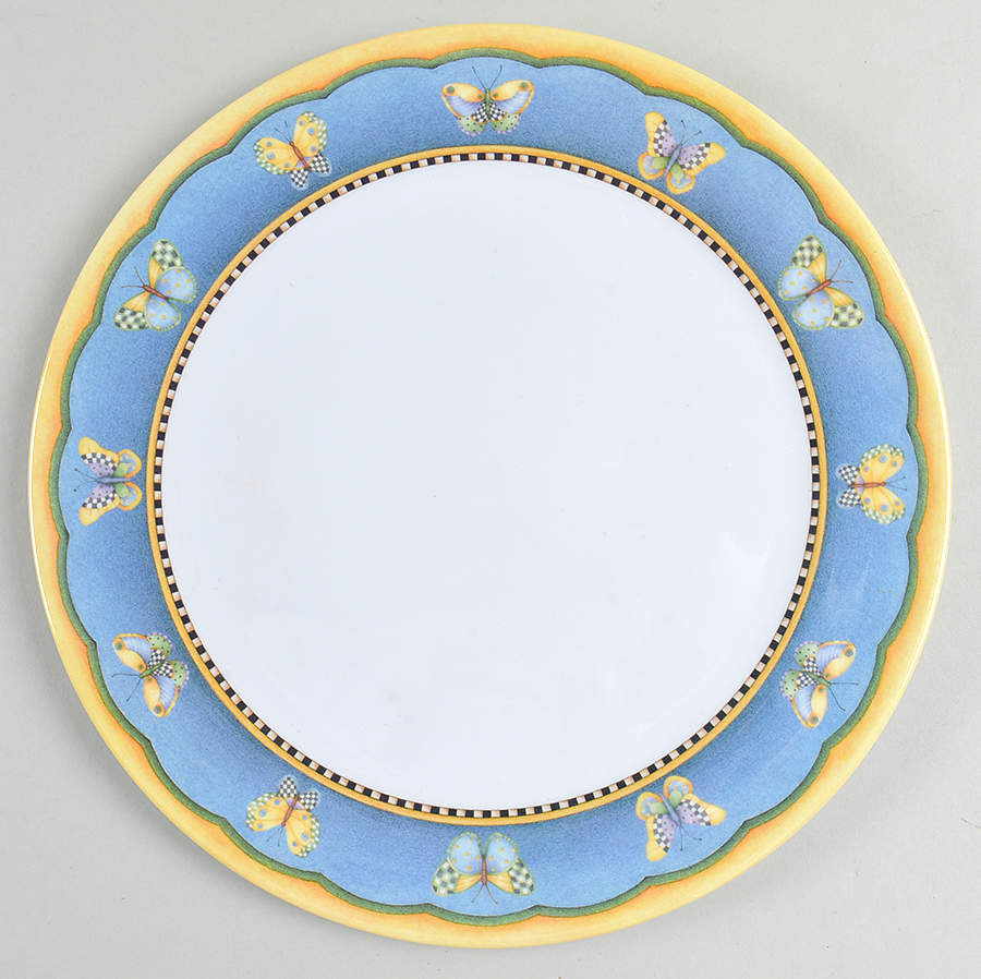 Butterfly (Handpainted) Melamine Dinner Plate by Sakura-1