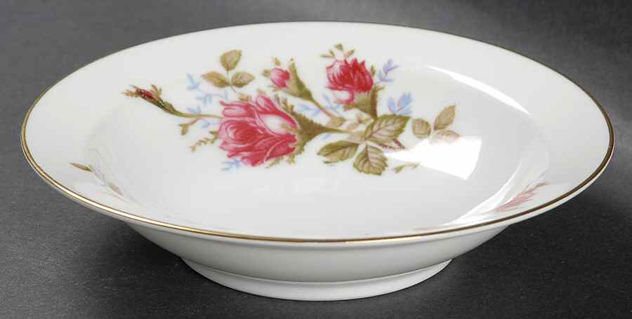Moss Rose (Rim Shape) Rim Fruit/Dessert (Sauce) Bowl by Sango-1