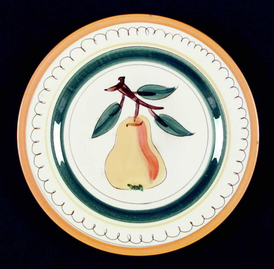 Fruit (Yellow Trim) Salad Plate by Stangl-1