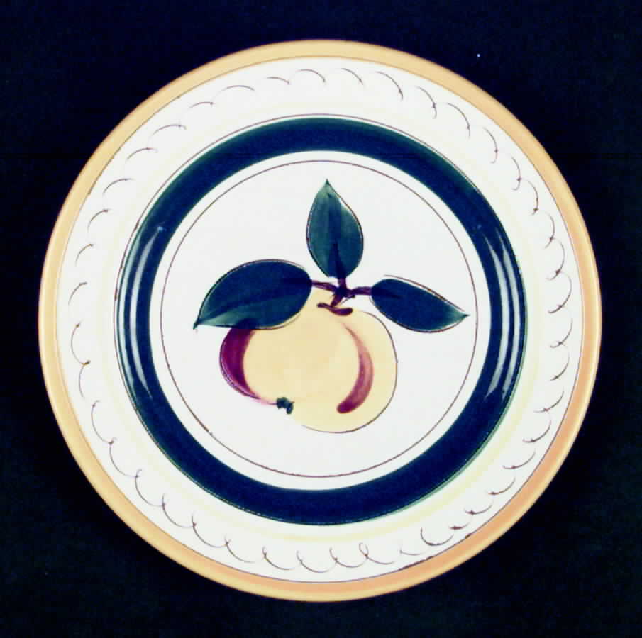 Fruit (Yellow Trim) Salad Plate by Stangl-1