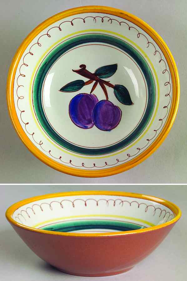 Fruit (Yellow Trim) Coupe Cereal Bowl by Stangl-1