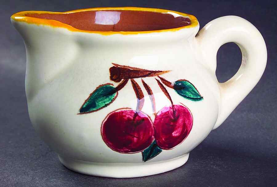 Fruit (Yellow Trim) Mini Creamer by Stangl-1