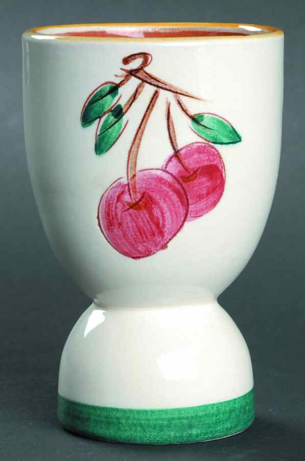 Fruit (Yellow Trim) Double Egg Cup by Stangl-1