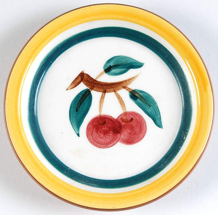 Fruit (Yellow Trim) Coaster by Stangl-1