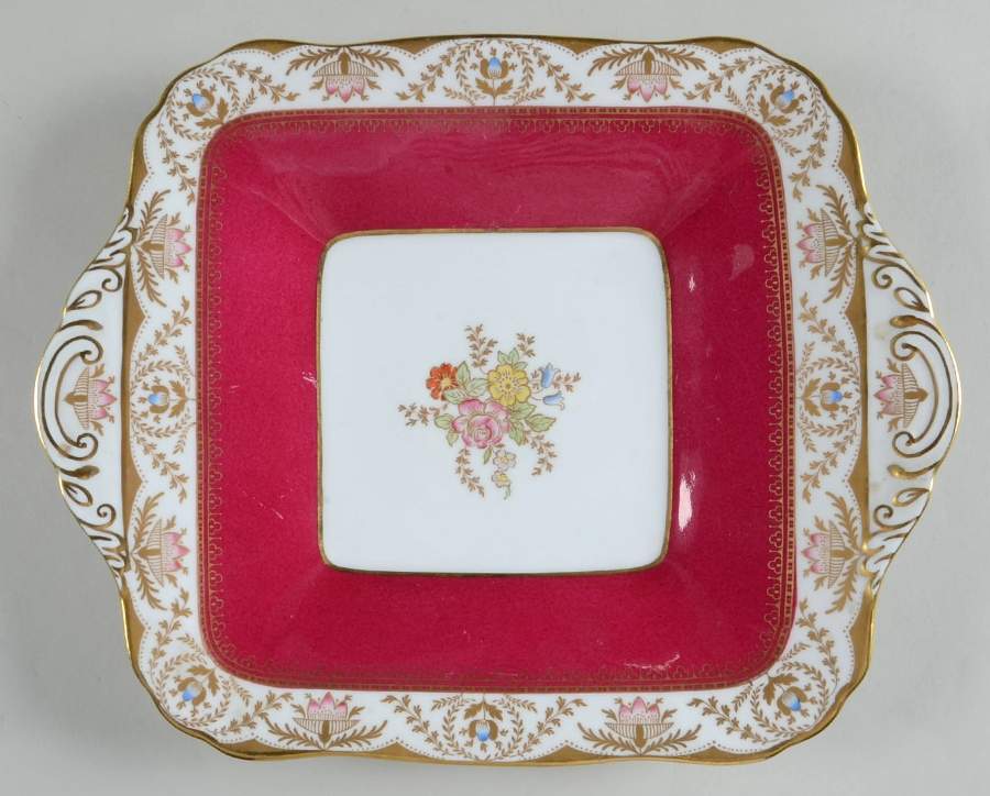 Regent Square Handled Cake Plate by Spode-1