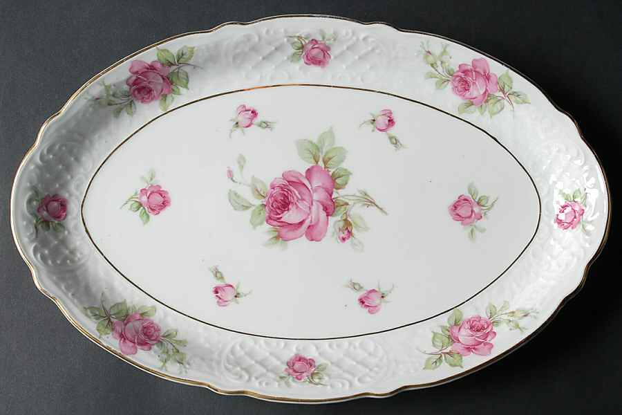 SCH193 12" Oval Serving Platter by Schumann - Bavaria-1
