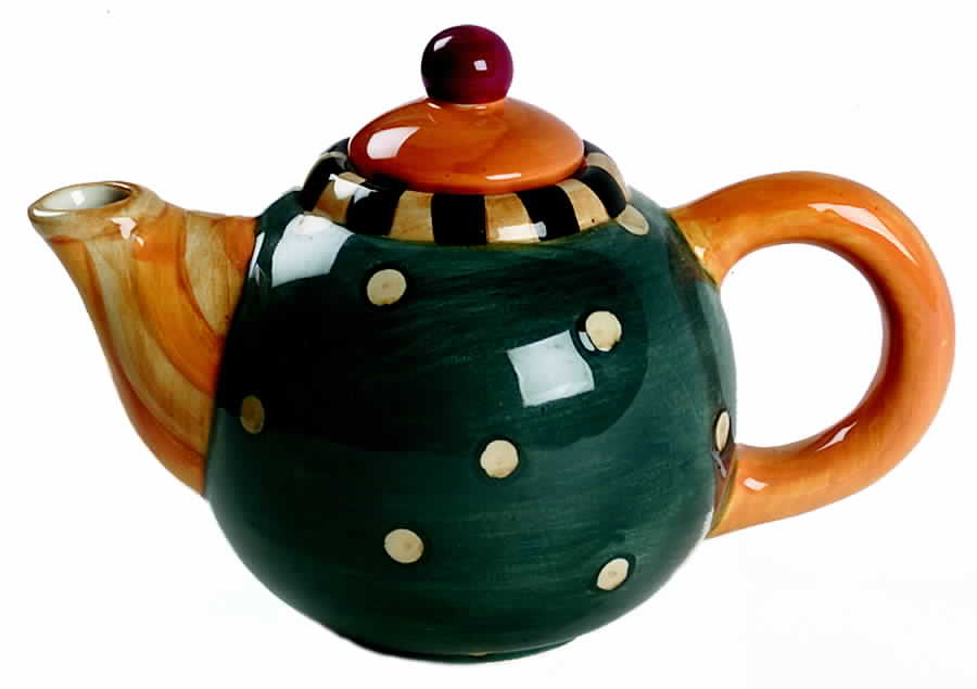 Tea Pots Figural Creamer & Lid by Sakura-1