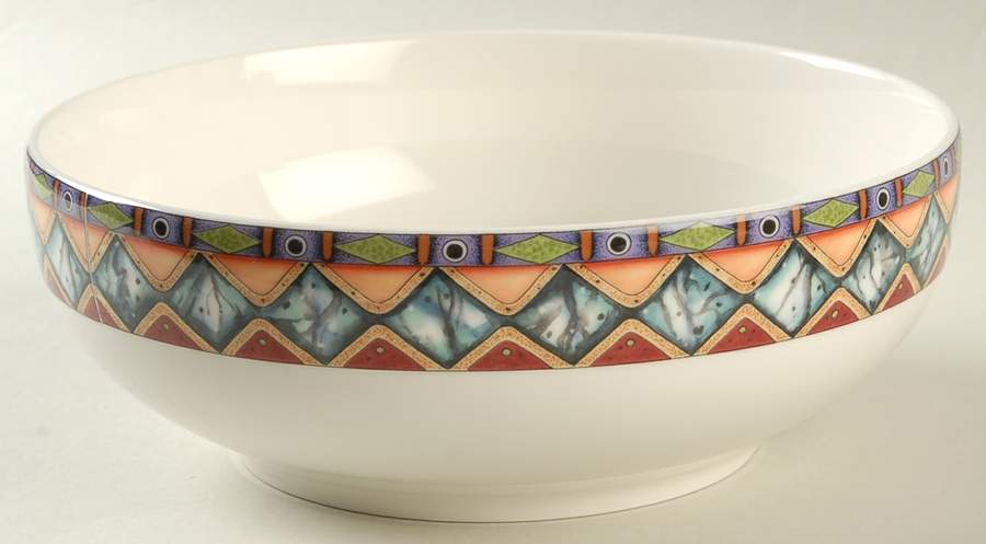 Morocco 9" Round Vegetable Bowl by Sakura-1