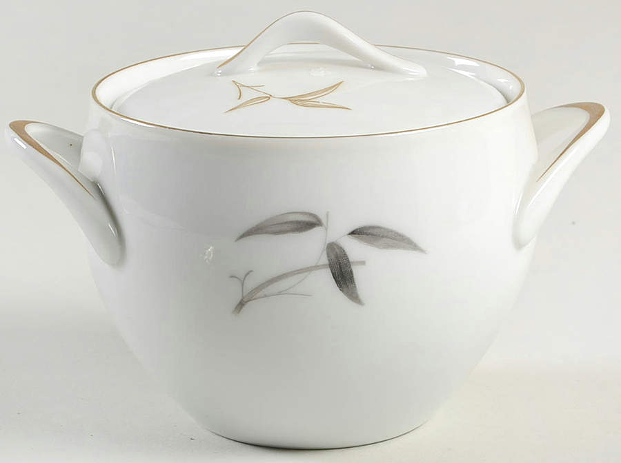 Bamboo Knight Sugar Bowl & Lid by Sango-1