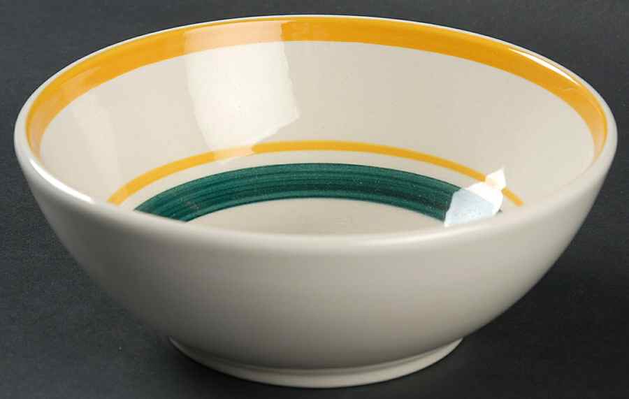 Fruit (White Background, Not Carved) 6" All Purpose Bowl by Stangl-1