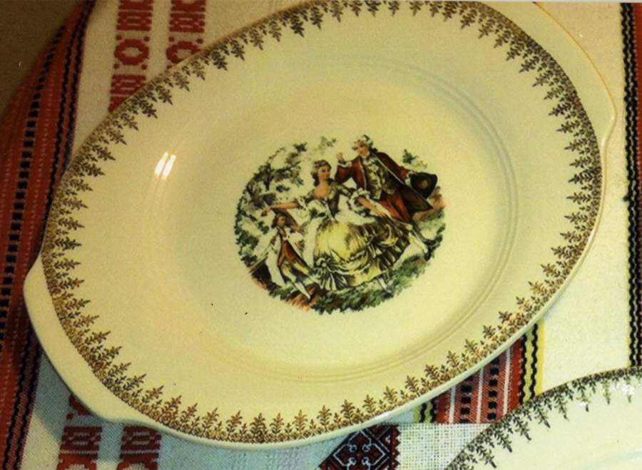 SLM160 12" Oval Serving Platter by Salem-1