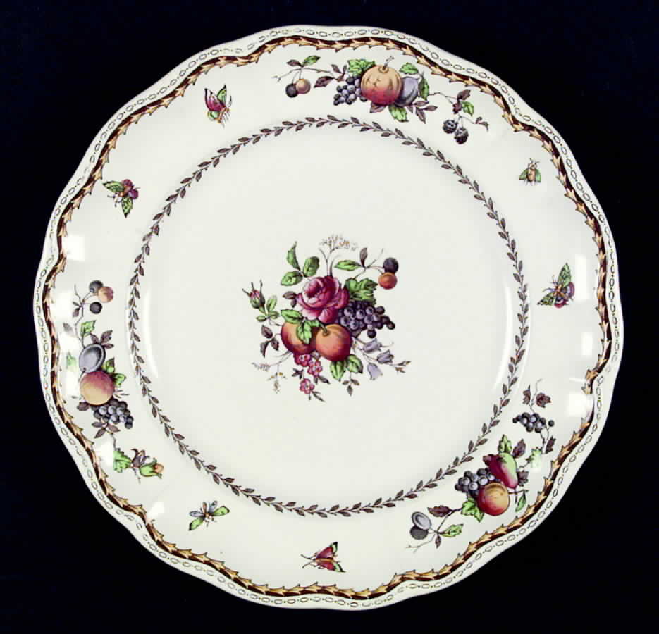Rockingham Dinner Plate by Spode-1
