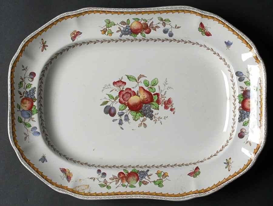 Rockingham 12" Oval Serving Platter by Spode-1