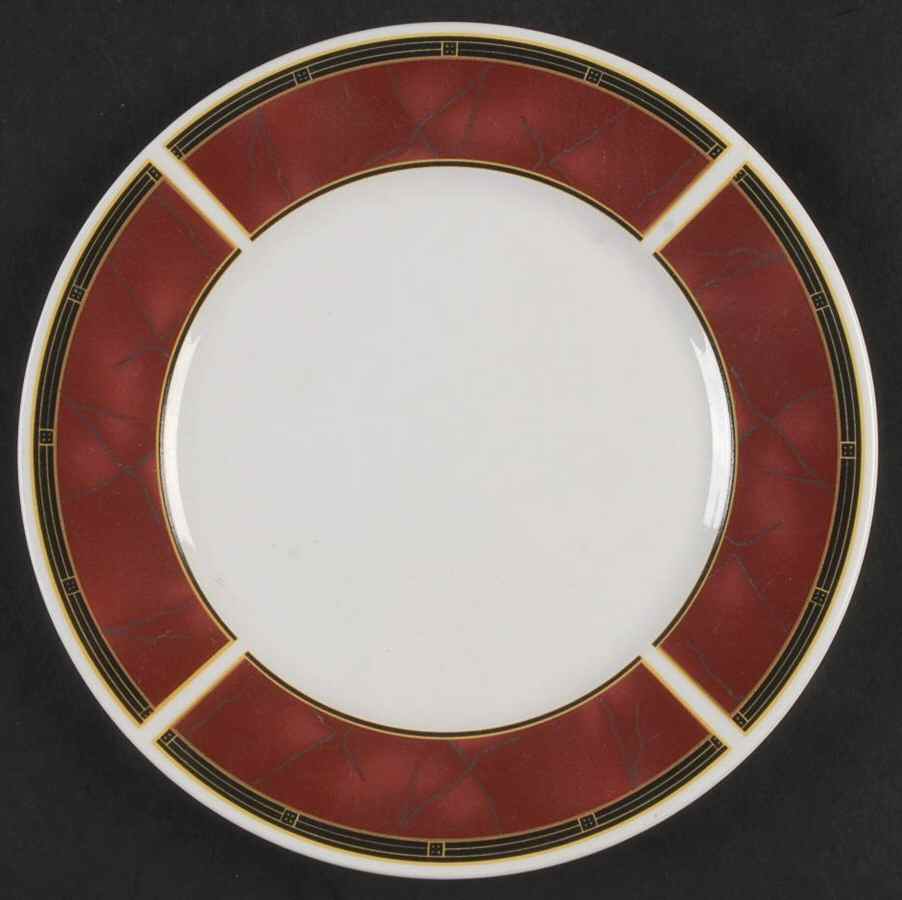 Ruby Salad Plate by Sango-1