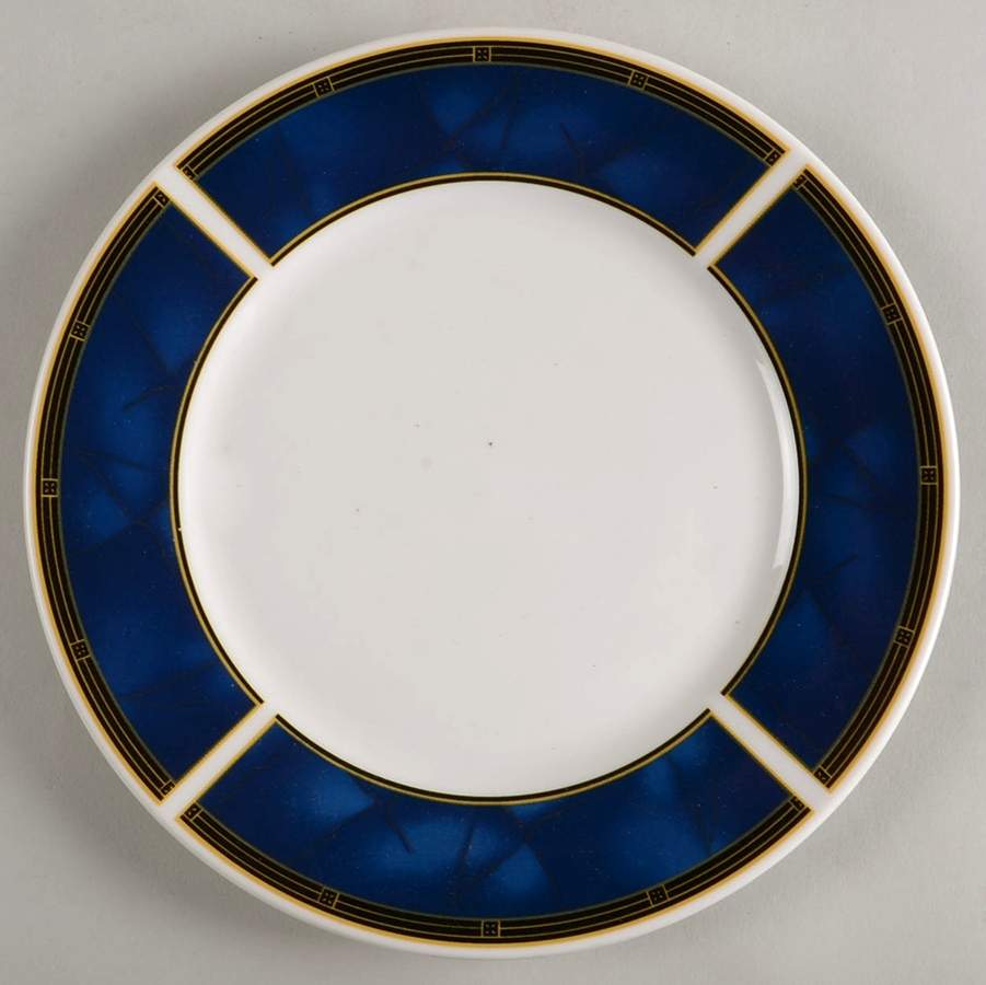 Sapphire Salad Plate by Sango-1