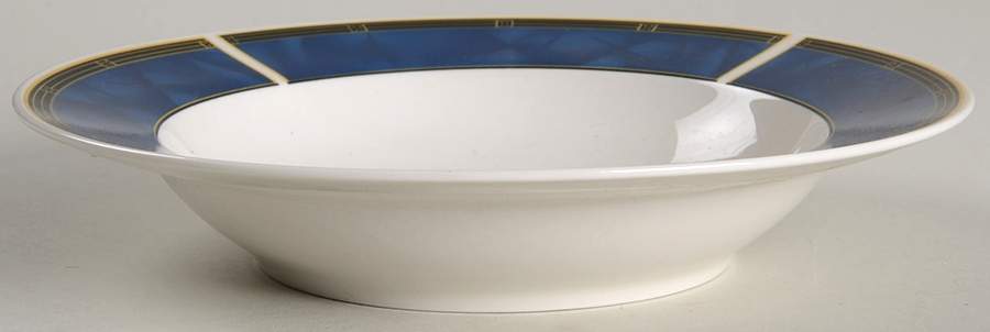 Sapphire Rim Soup Bowl by Sango-1