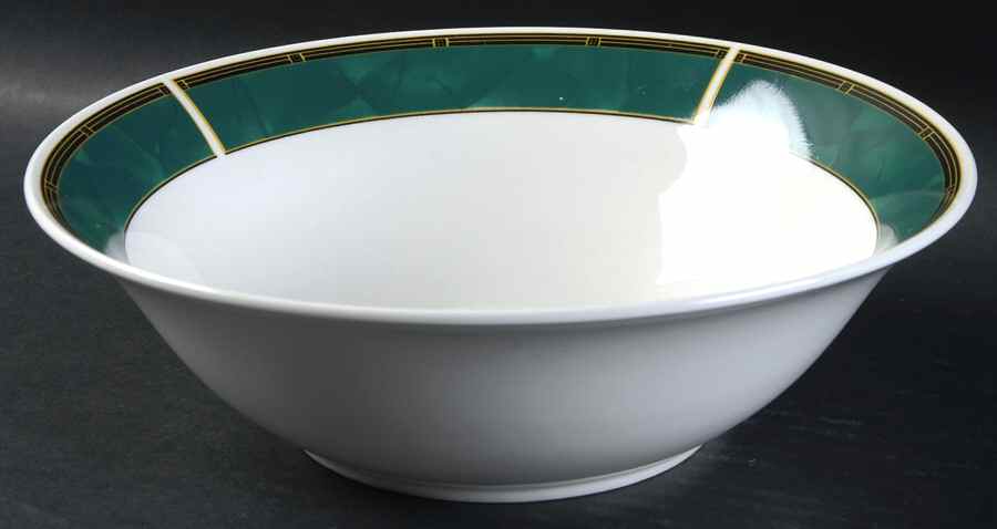 Emerald 9" Round Vegetable Bowl by Sango-1