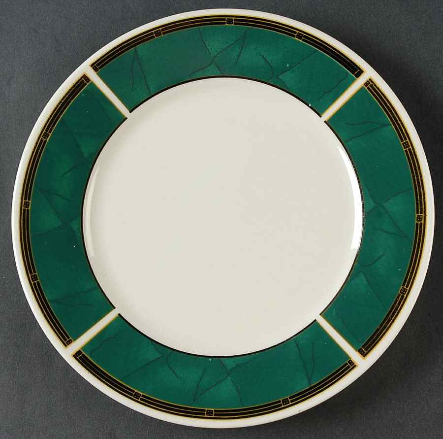 Emerald Salad Plate by Sango-1