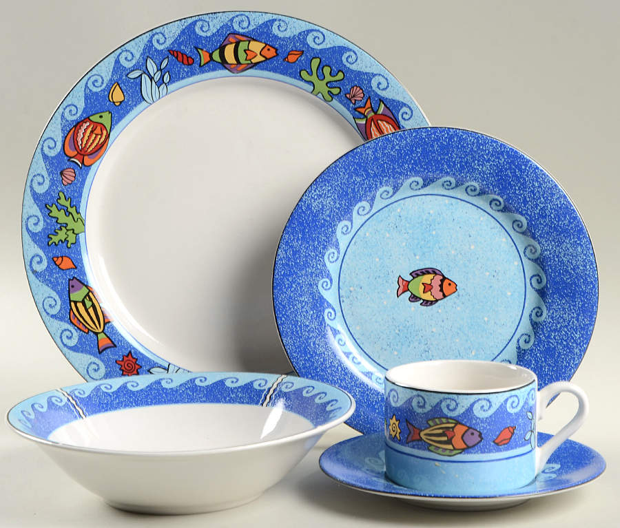 Pisces 5 Piece Place Setting by Sango-1