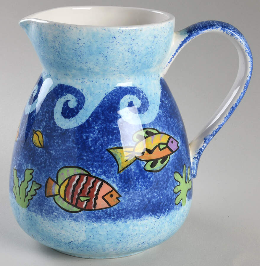 Pisces 64 Oz Pitcher by Sango-1