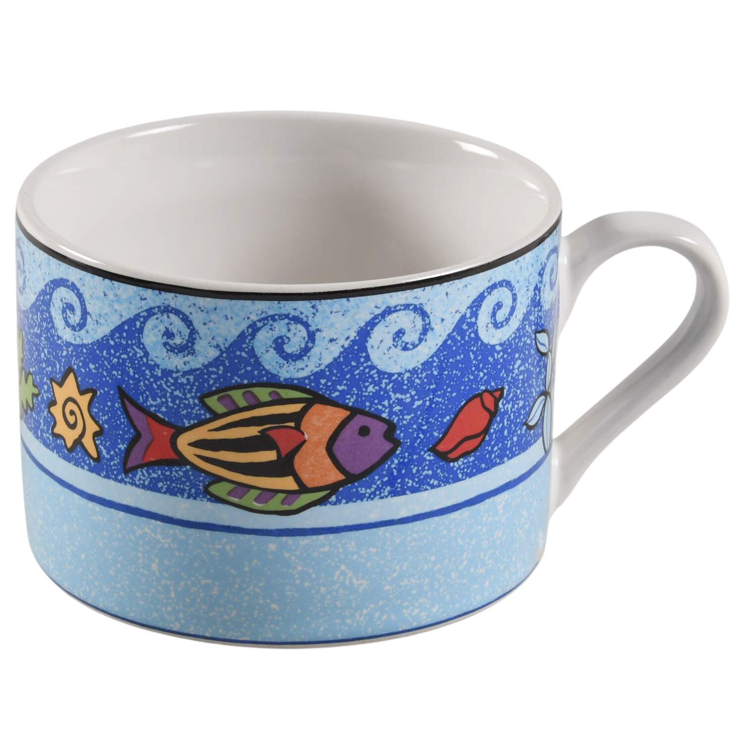 Pisces Flat Cup by Sango-1