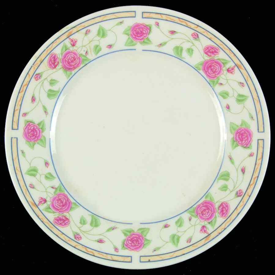 Rosebud Salad Plate by Sango-1