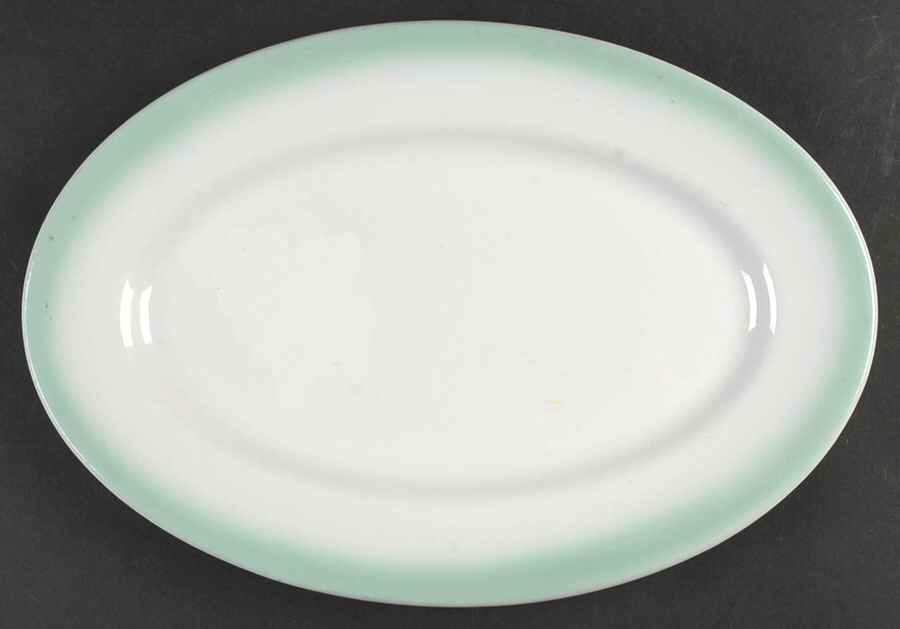 SHO114 12" Oval Serving Platter by Shenango-1