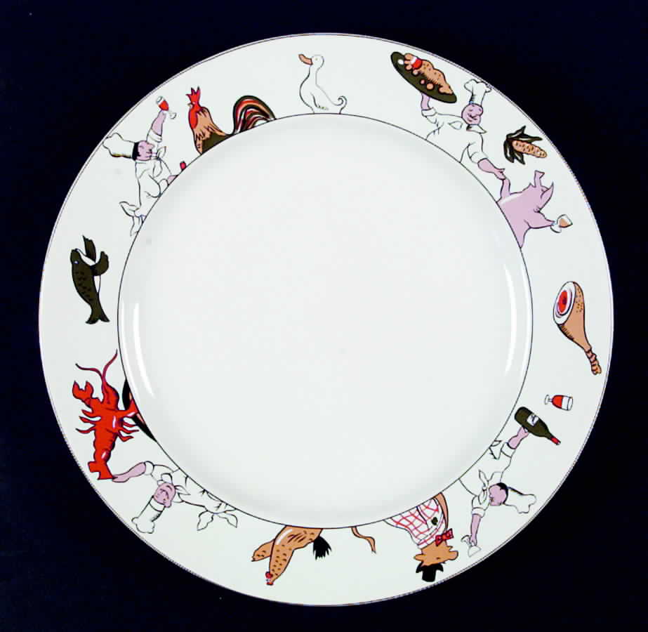 Chef Du Jour Dinner Plate by Sakura-1
