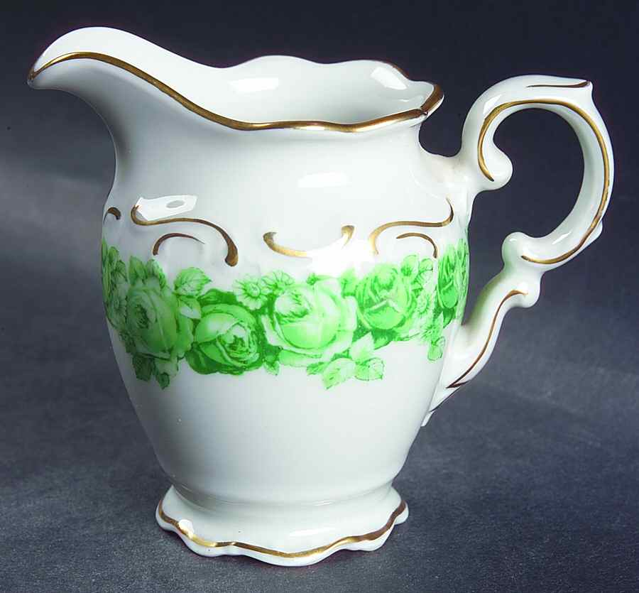 Emerald Rose Creamer by Schumann - Bavaria-1