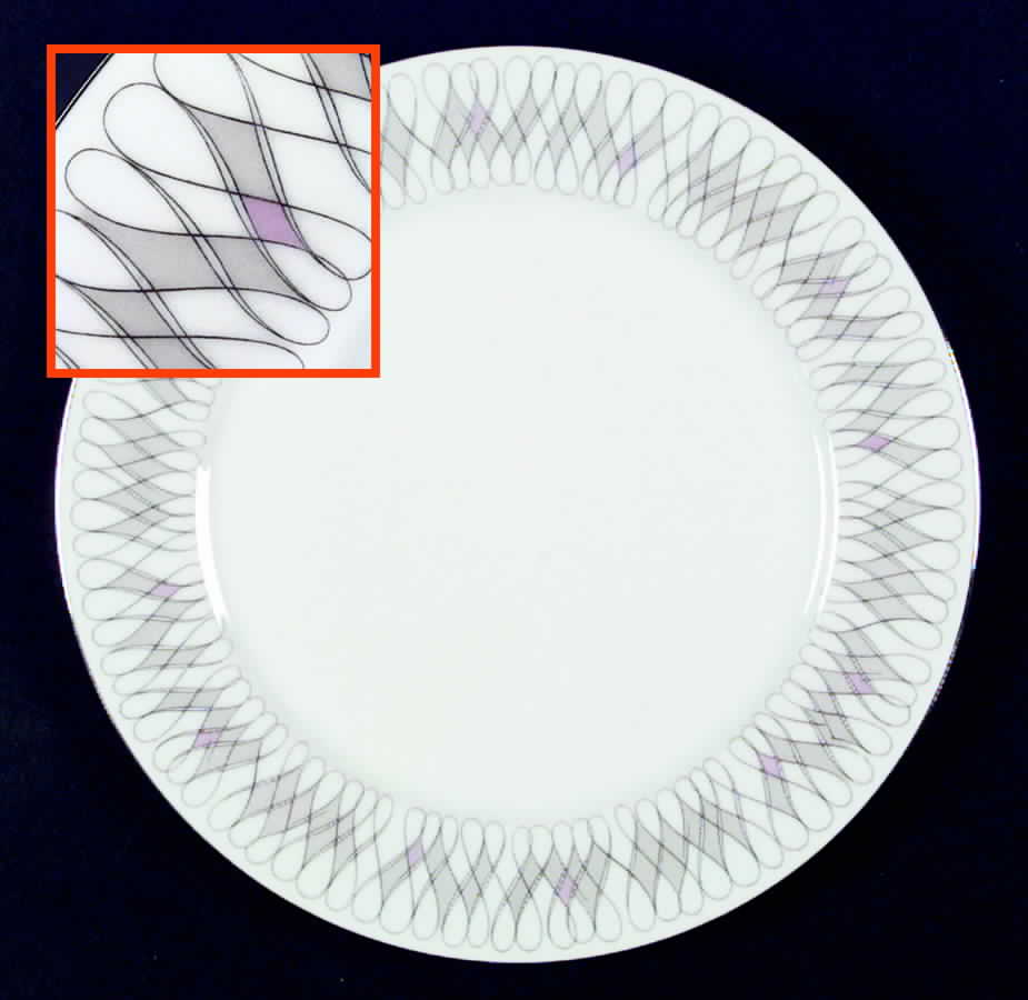 Carlton Dinner Plate by Sango-1